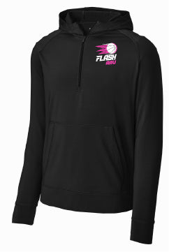 Sport Tek Sport Wick 1/2 Zip Hoodie - Flash AAU