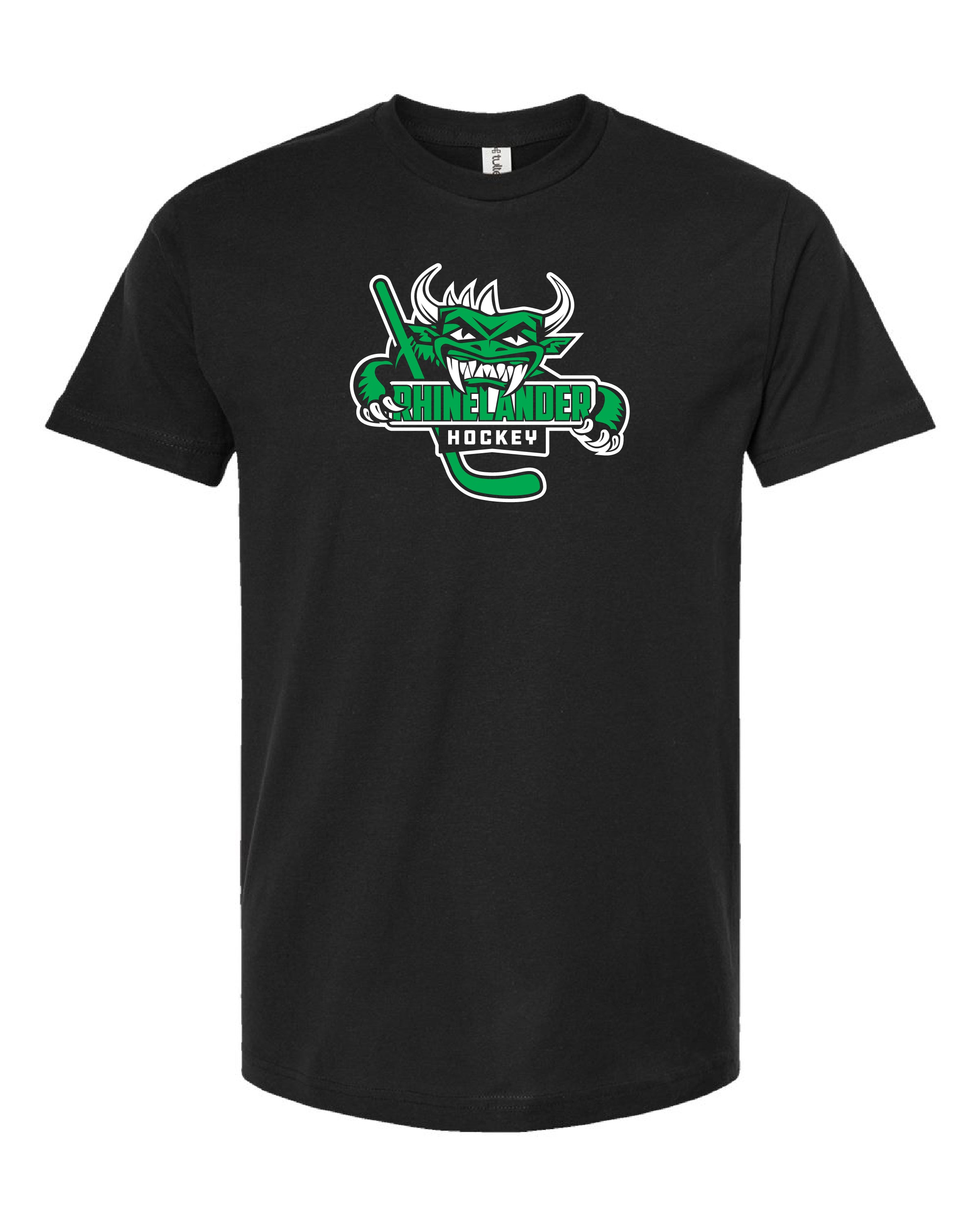 Adult Tee Ring Spun - Rhinelander Hockey