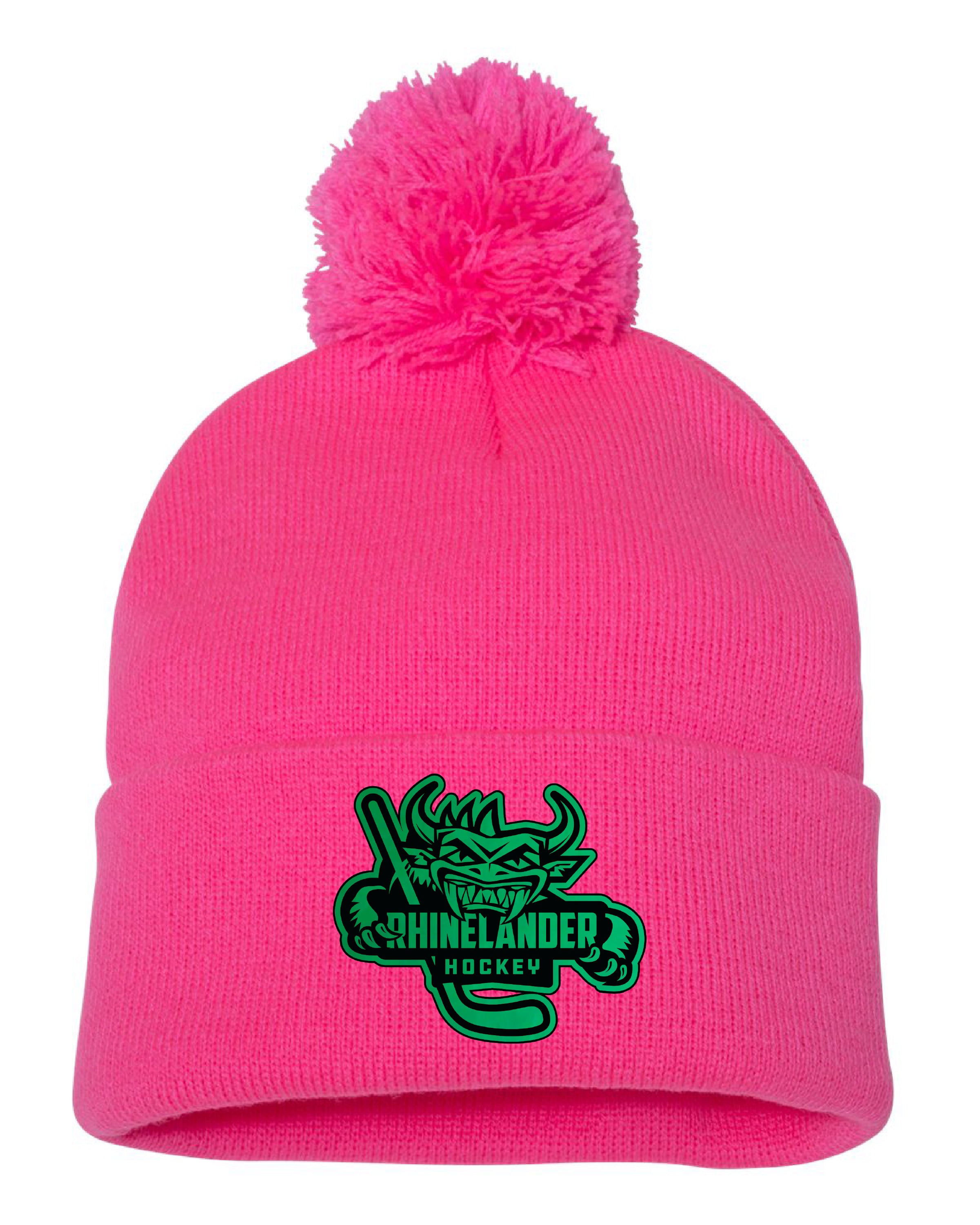 Pom Pom Beanie - Rhinelander Hockey