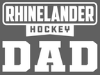 Vinyl Decal | Hockey Dad - Rhinelander Hockey