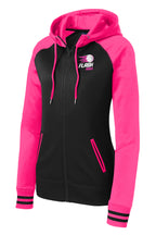 Hooded Fleece Varsity Zip, Women's -  Flash