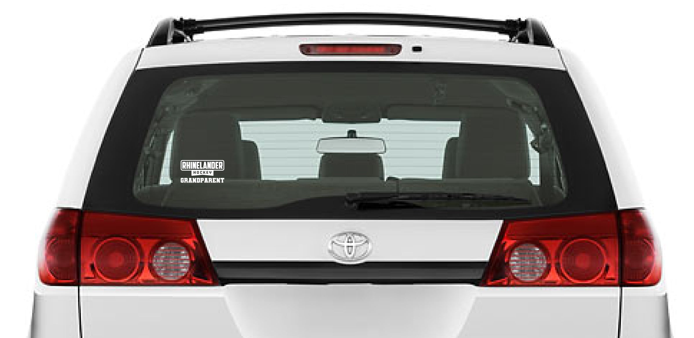 Vinyl Decal | Hockey Grandparent - Rhinelander Hockey