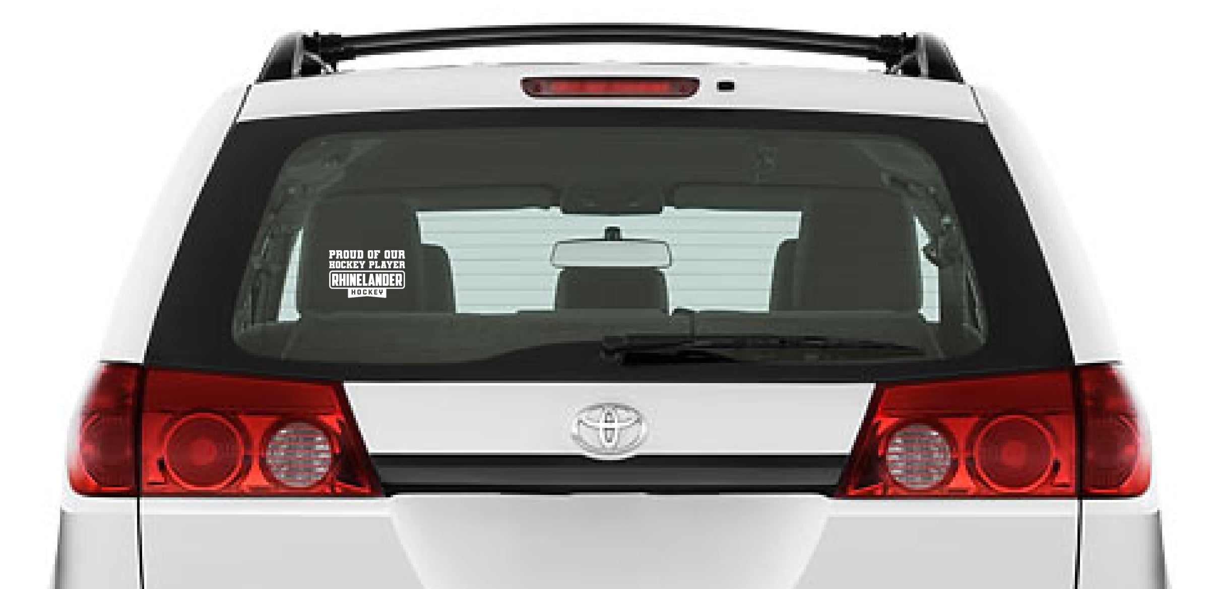 Vinyl Decal | Proud of our Hockey Player - Rhinelander Hockey